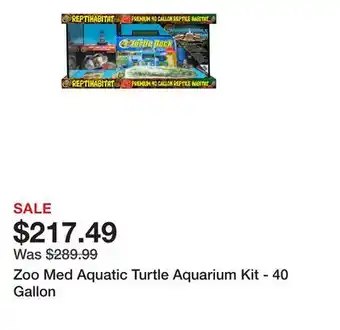 Petsmart Zoo Med Aquatic Turtle Aquarium Kit - 40 Gallon offer
