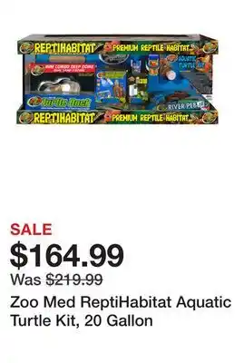Petsmart Zoo Med ReptiHabitat Aquatic Turtle Kit, 20 Gallon offer