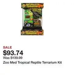 Petsmart Zoo Med Tropical Reptile Terrarium Kit offer