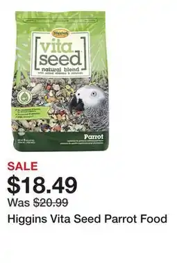 Petsmart Higgins Vita Seed Parrot Food offer