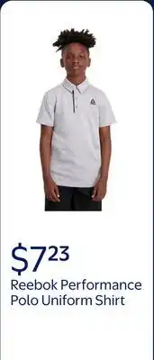 Walmart Reebok Baby, Toddler & Big Boy's Performance Polo Uniform Shirt offer