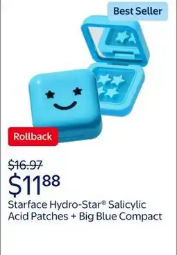 Walmart Starface Hydro-Star Salicylic Acid Patches + Big Blue Compact offer