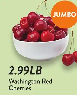 Fresh Thyme Washington Red Cherries offer