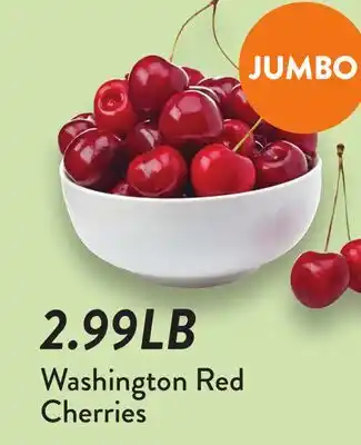Fresh Thyme Washington Red Cherries offer