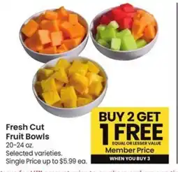 Albertsons Fresh Cut Fruit Bowls offer
