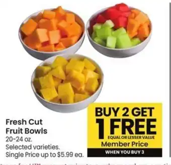 Albertsons Fresh Cut Fruit Bowls offer