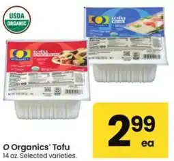 Albertsons O Organics Tofu offer