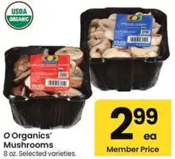 Albertsons O Organics Mushrooms offer