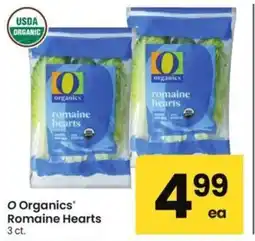 Albertsons O Organics Romaine Hearts offer