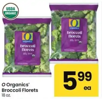 Albertsons O Organics Broccoli Florets offer
