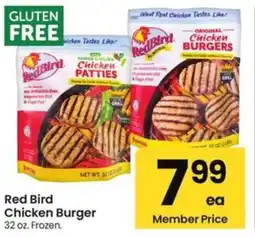 Albertsons Red Bird Chicken Burger offer