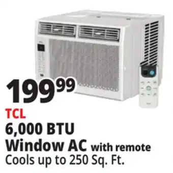 Ocean State Job Lot TCL 6 000 BTU Smart Window Air Conditioner offer