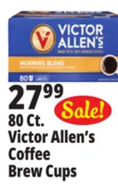 Ocean State Job Lot Victor Allen's Morning Blend Light Roast Coffee Cups 80 Count offer