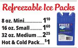 Ocean State Job Lot Freeze Pack offer