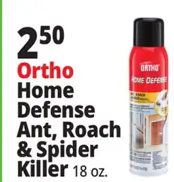 Ocean State Job Lot Ortho Home Defense Ant Roach & Spider Killer 18 oz offer