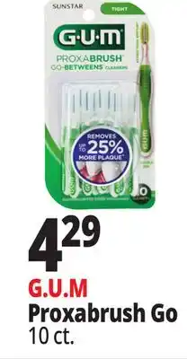 Ocean State Job Lot GUM Proxabrush Go-Betweens Cleaners 10 Count offer