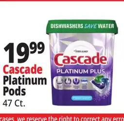 Ocean State Job Lot Cascade Platinum Pods offer