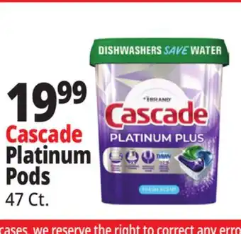 Ocean State Job Lot Cascade Platinum Pods offer