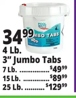 Ocean State Job Lot 4 Lb. 3 Jumbo Tabs offer