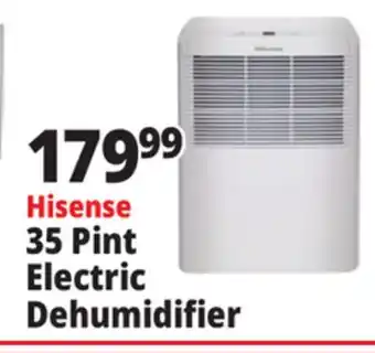 Ocean State Job Lot Hisense 35 Pint Electric Dehumidifier offer