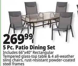 Ocean State Job Lot 5 Pc. Patio Dining Set offer