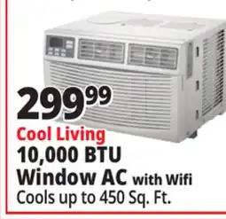 Ocean State Job Lot Cool Living 10,000 BTU Window AC with Wifi offer