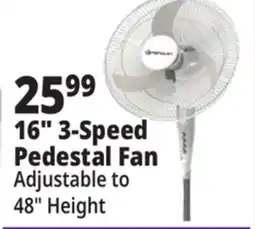 Ocean State Job Lot Penguin Pedestal Fan 16 offer