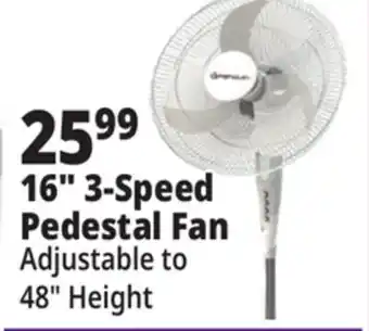 Ocean State Job Lot Penguin Pedestal Fan 16 offer