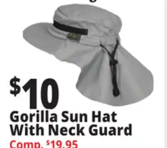 Ocean State Job Lot Gorilla Sun Hat With Neck Guard offer