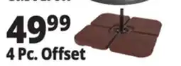 Ocean State Job Lot Offset Umbrella Base 4-Piece offer