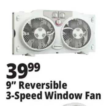Ocean State Job Lot Penguin 9 Twin Window Fan offer
