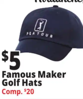 Ocean State Job Lot Famous Maker Golf Hats offer