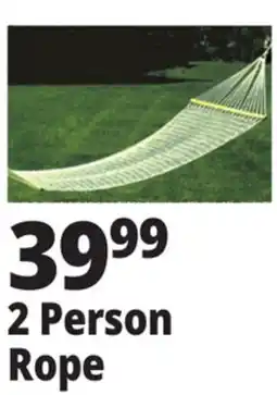 Ocean State Job Lot 2 Person Rope Hammocks offer