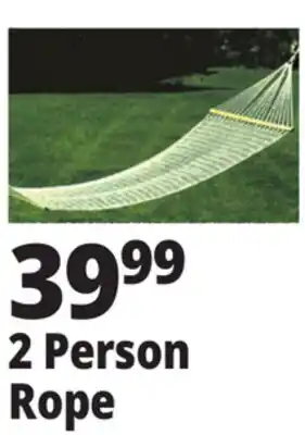 Ocean State Job Lot 2 Person Rope Hammocks offer