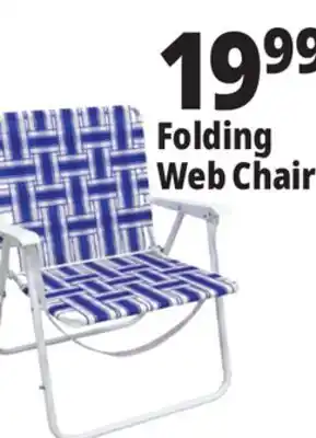 Ocean State Job Lot Folding Web Chair offer