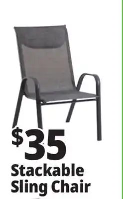 Ocean State Job Lot Stackable Sling Chair offer