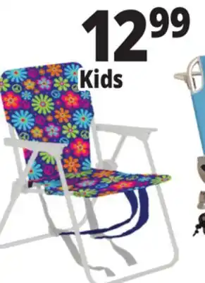 Ocean State Job Lot Kids Steel Beach Chair offer