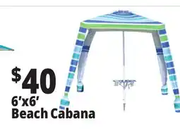 Ocean State Job Lot 6'x6' Beach Cabana offer