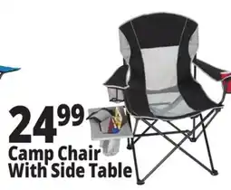 Ocean State Job Lot Camp Chair With Side Table offer