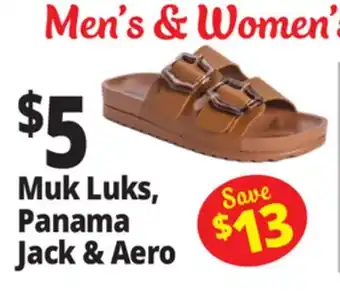Ocean State Job Lot Muk Luks, Panama Jack & Aero offer