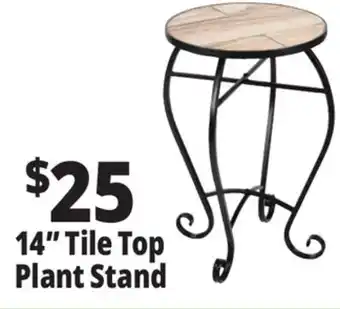 Ocean State Job Lot 14 Tile Top Plant Stand offer