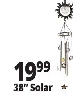 Ocean State Job Lot Solar Wind Chime 38 offer