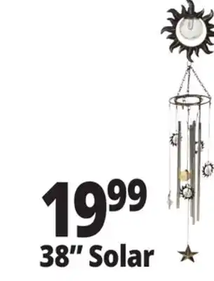 Ocean State Job Lot Solar Wind Chime 38 offer