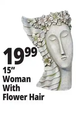 Ocean State Job Lot 15 Woman With Flower Hair offer