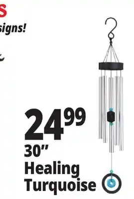 Ocean State Job Lot 30 Healing Turquoise Wind Chimes offer