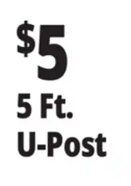 Ocean State Job Lot 5 Ft. U-Post Garden Fencing offer