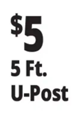 Ocean State Job Lot 5 Ft. U-Post Garden Fencing offer