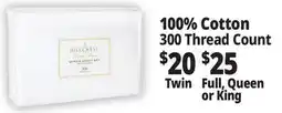 Ocean State Job Lot Cotton Sheet Set offer