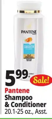 Ocean State Job Lot Pantene Shampoo & Conditioner offer