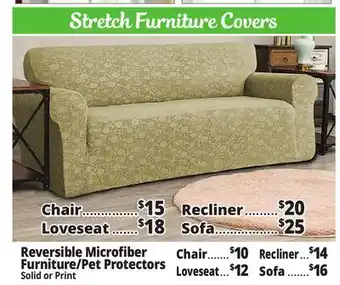 Ocean State Job Lot Stretch Furniture Covers offer